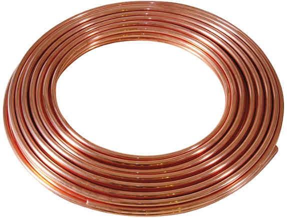 Tubería de cobre de 8mm (para gas)