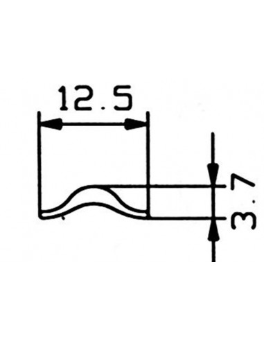 Goma tapa tornillos gris 12.5 mm