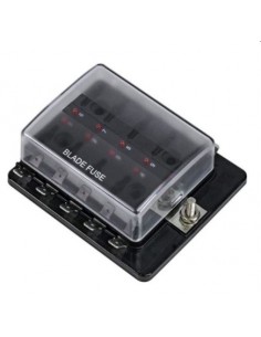 Caja Porta fusible 10 vías con led 2