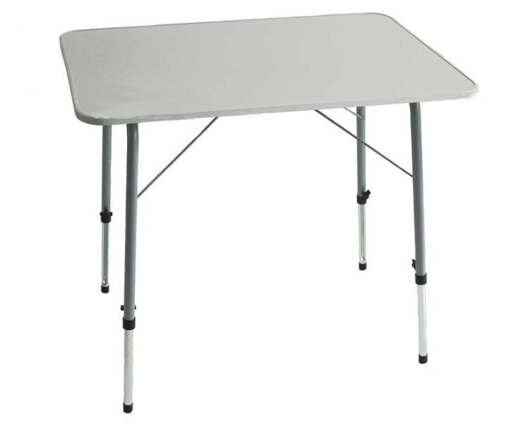 Mesa de camping con patas regulables