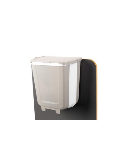 Cubo de basura plegable con tapa 8 litros