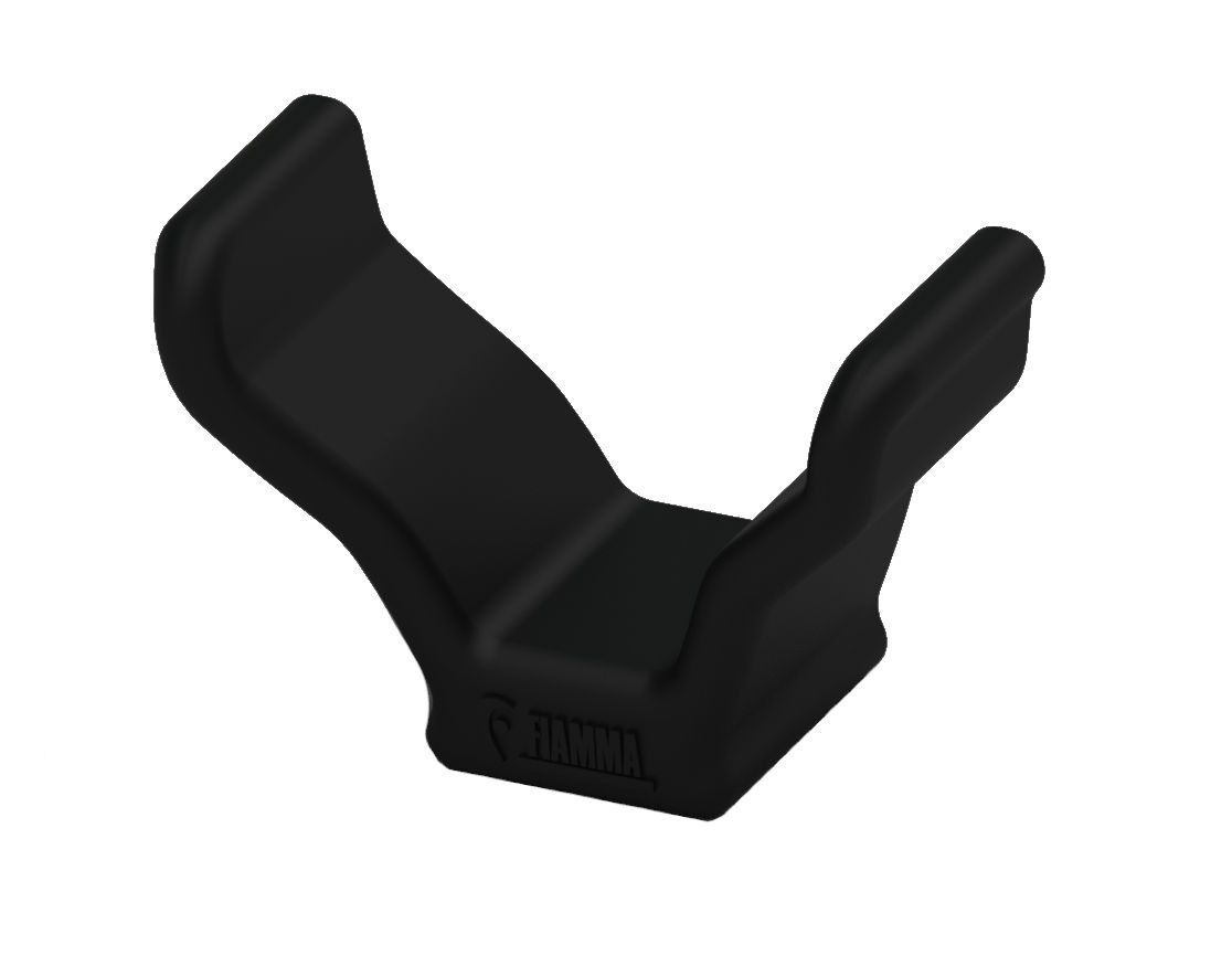 Tapa final negra para rail quick fiamma