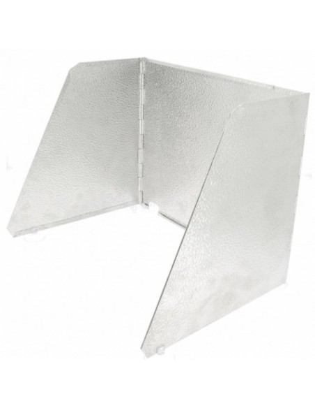 Protector contra llamas de aluminio extensible altura 32 cm