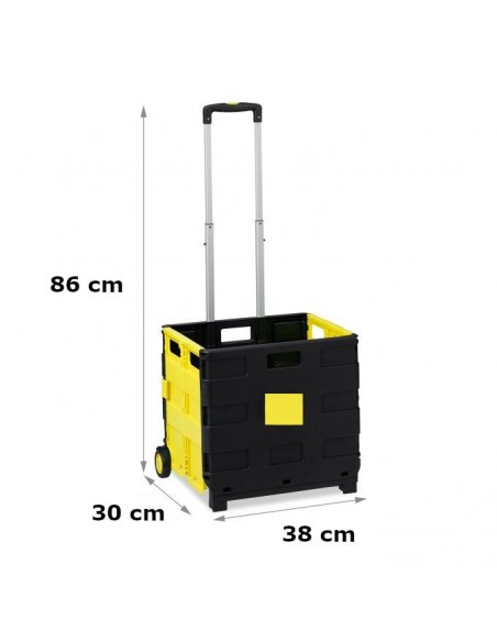 Carro con caja plegable