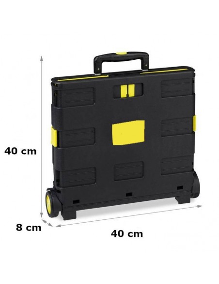 Carro con caja plegable