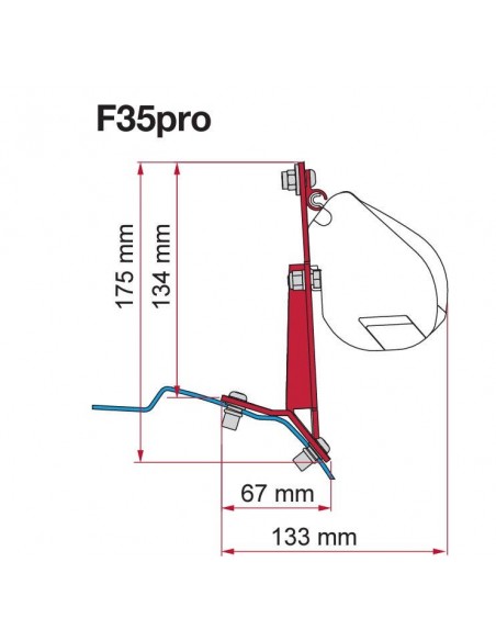 Kit ford custom Deep black f35 y f45
