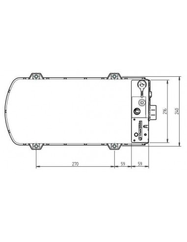 CALENTADOR AGUA A GAS WHALE EXPANSE + kit montaje exterior 1.25m