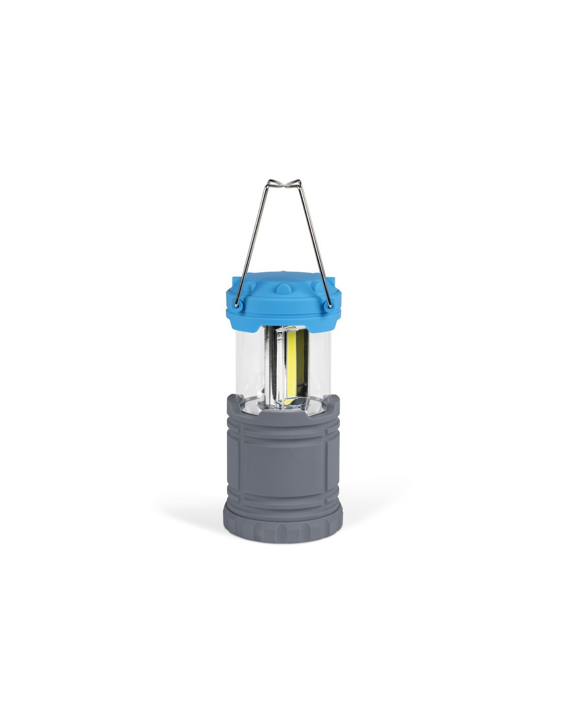 Lanterna pieghevole - KAMPA - Flare - Batterie - Grigio e blu