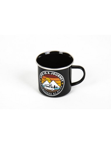 Taza metalica Journey negro