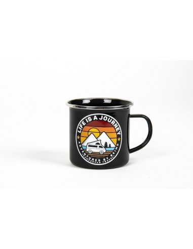 Taza metalica Journey negro