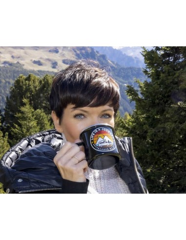 Taza metalica Journey negro