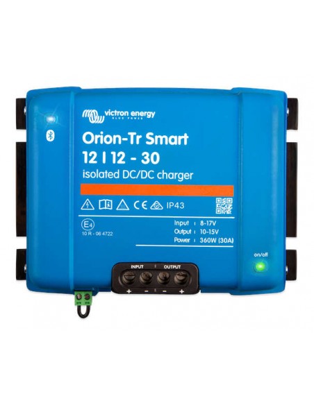 Cargador DC-DC Booster victron Orion-Tr smart 12-12 30A AISLADO