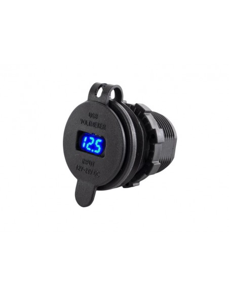 Voltimetro LED con toma USB 3.0 serie black