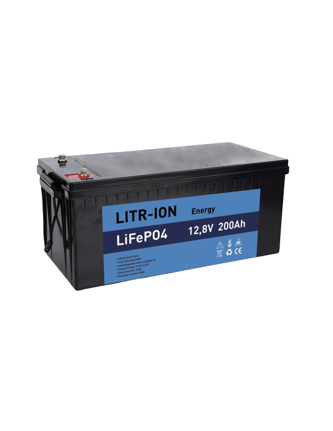 Batería LiFePo4 litio litr-ion 200 Ah autocaravanas furgonetas camper