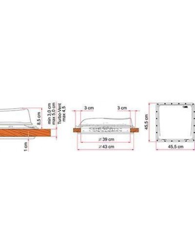 CLARABOYA TURBO VENT PREMIUM BLANCA