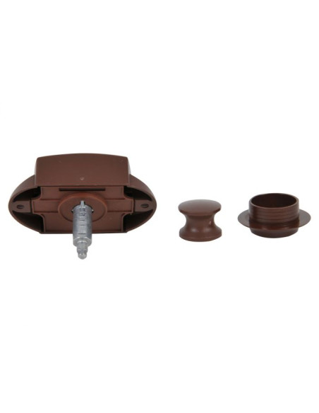 cierre de armario bonos pulsador camper autocaravana push lock marrón
