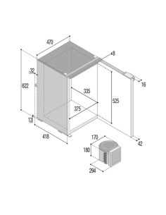 frigorifico vitrifrigo c75l compresor 12v camper autocaravana 2