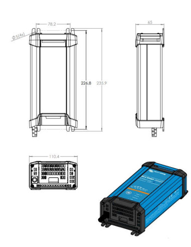 Cargador de baterías Victron Blue Smart 30A