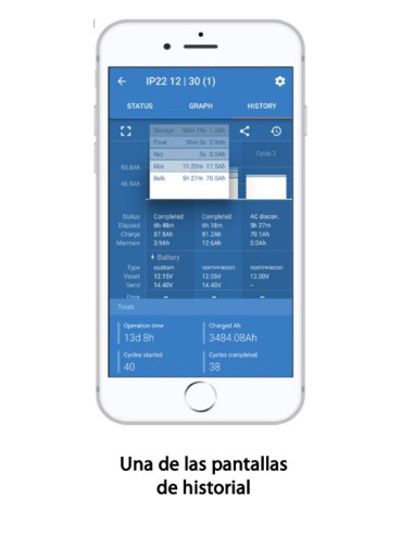 Cargador de baterías Victron Blue Smart 30A