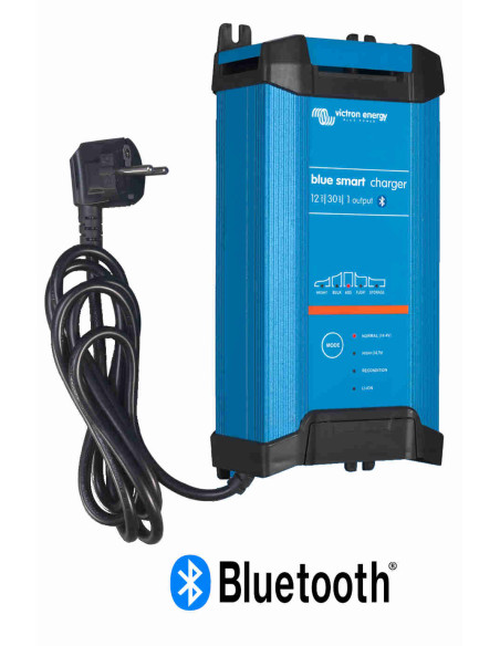 cargador de baterías AC/DC victron blue smart 30 amperios bluetooth camper autocaravanas barcos
