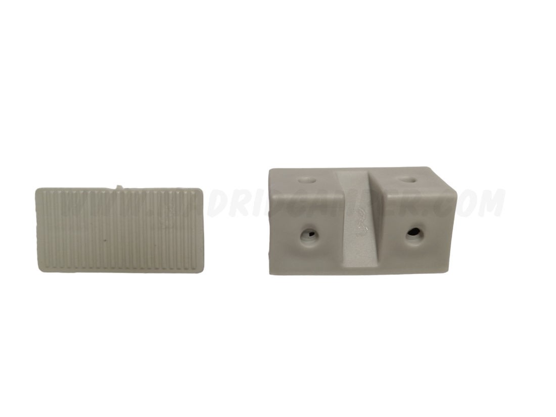 Fijación para mueble gris