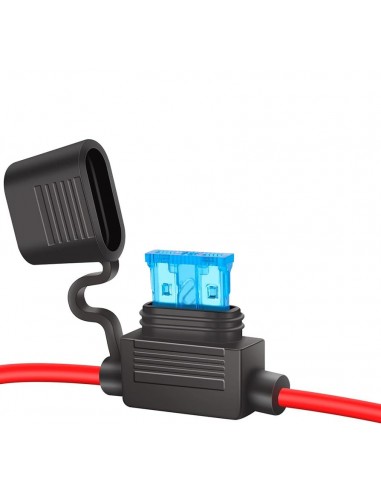 Porta fusible aéreo con tapa cable 4 mm