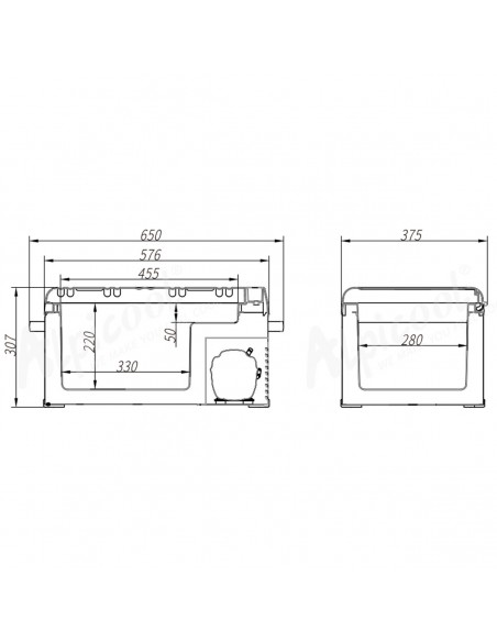 Nevera portátil 12v compresor coolzone C25