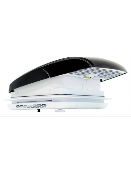 Claraboya freucamp plus fan 12v negra