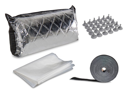 Kit elaboración aislantes térmicos para ventanas NEGROS