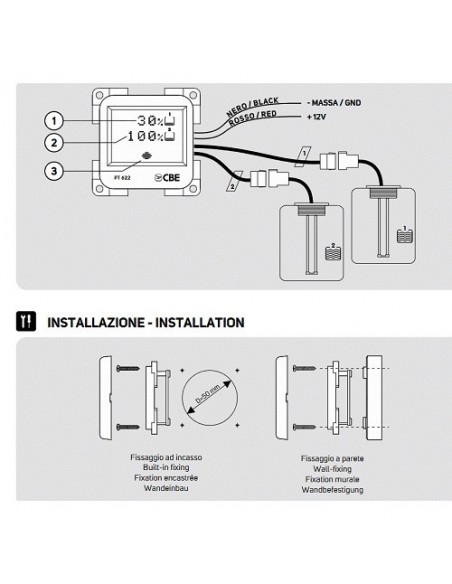 Módulo Nivel Digital CBE PT722