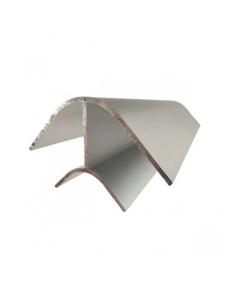 Perfil de aluminio 2 m ángulo corto tablero 15mm camper