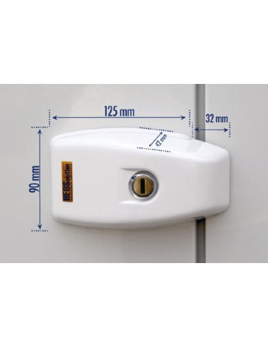 Cerradura para puertas abatibles