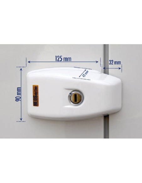 Cerradura para puertas abatibles