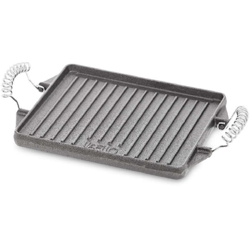 Plancha de hierro fundido rectangular