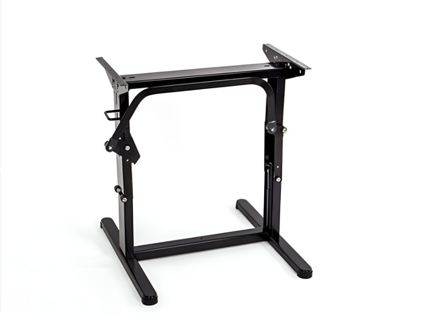 Estructura de mesa elevadora con mecanismo de plegado