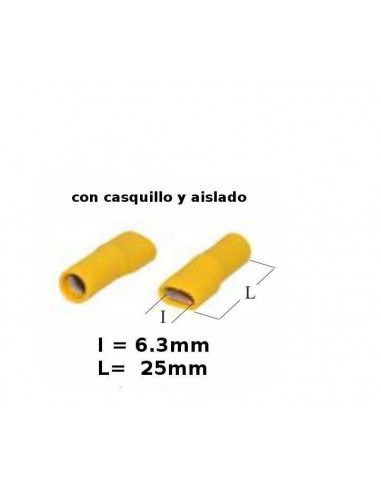 TERMINAL FASTON HEMBRA DE 6.3MM