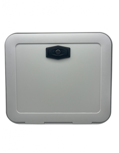 Porte Service WC Fixe Thetford Service Door III 385x335 Mm Blanc Avec Clé