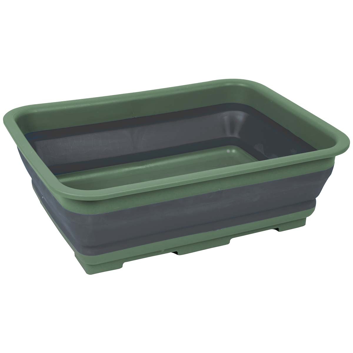 Barreño plegable verde 7L